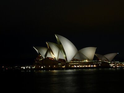 Opera house night concert hall photo
