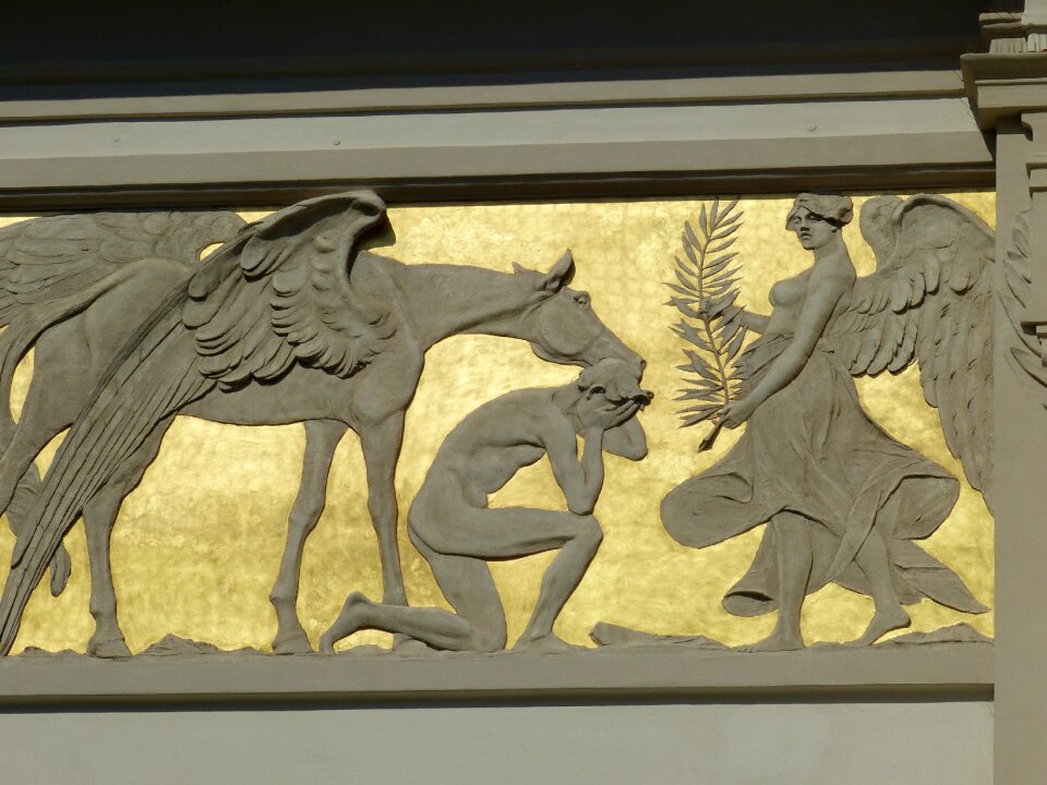 Temple mythology horse