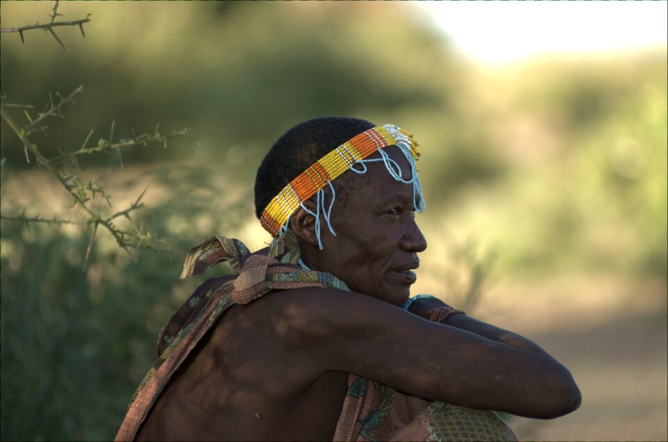 Hadzabe tribe of the lady boss north tanzania savannah