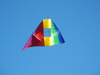 Autumn flying flying kites photo