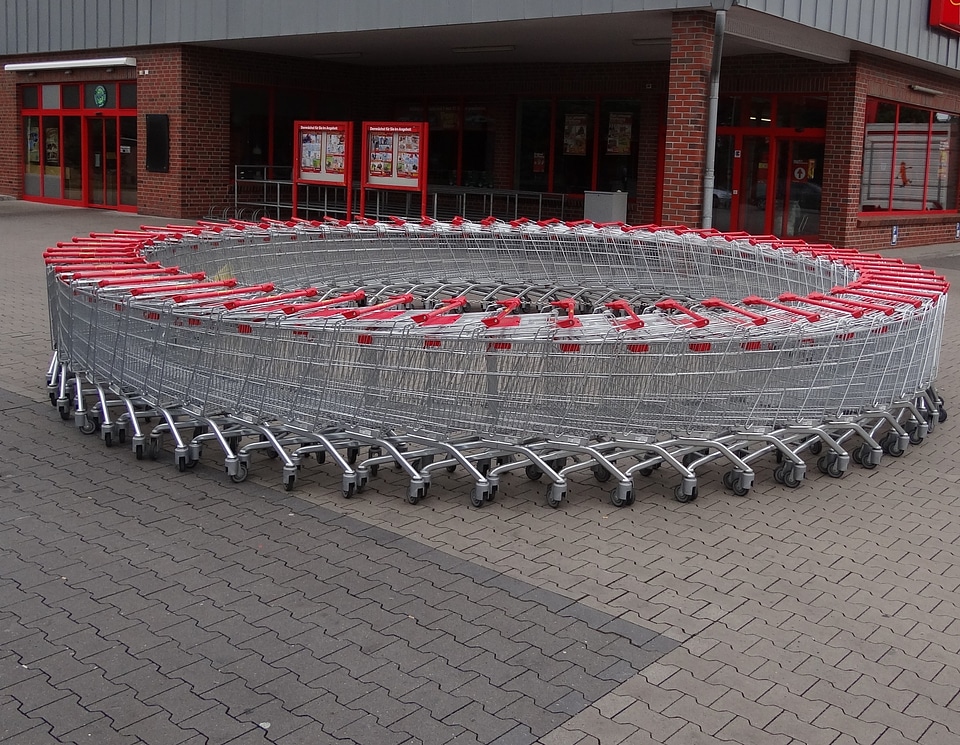 Shopping supermarket transport