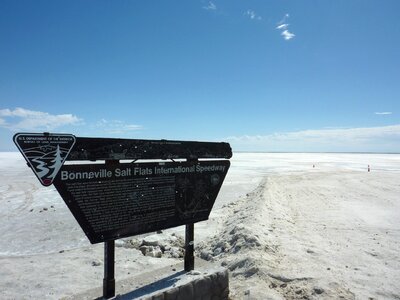 Salt flats salt lake speed record
