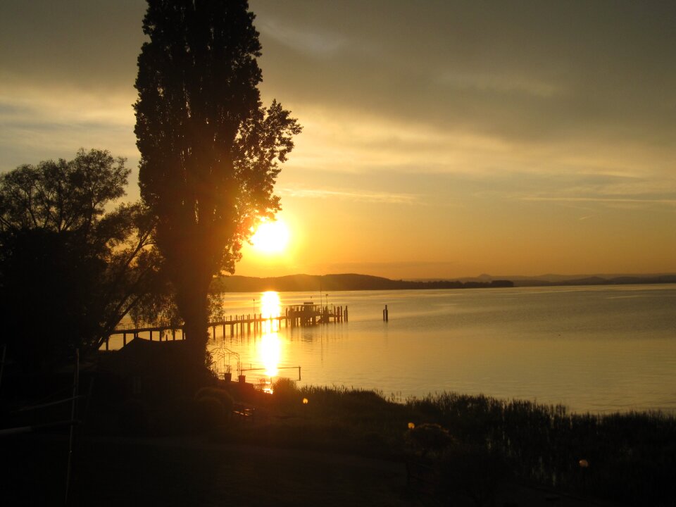Lake constance mirroring mood