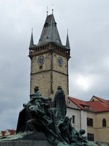 Czech republic capital clock photo