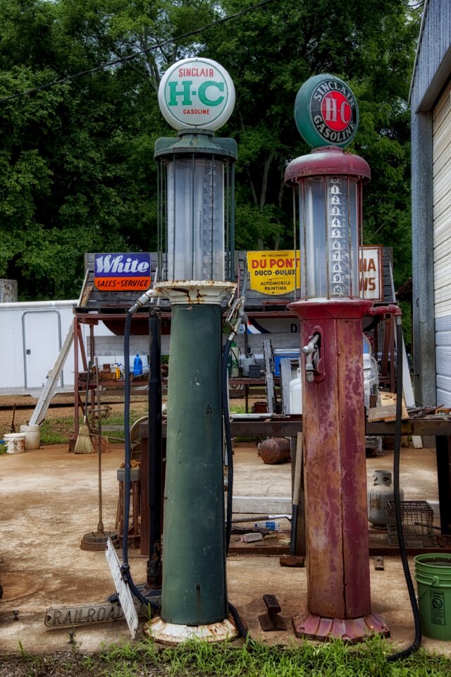 Petrol station historic