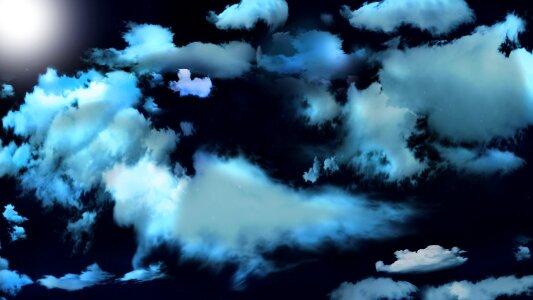 Sky romantic clouds