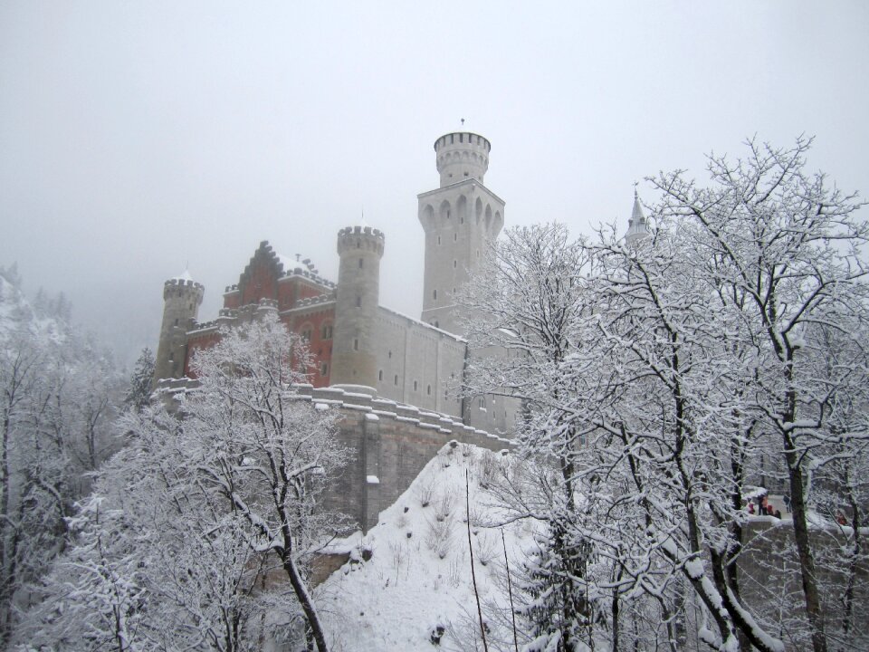 Architecture winter snowing