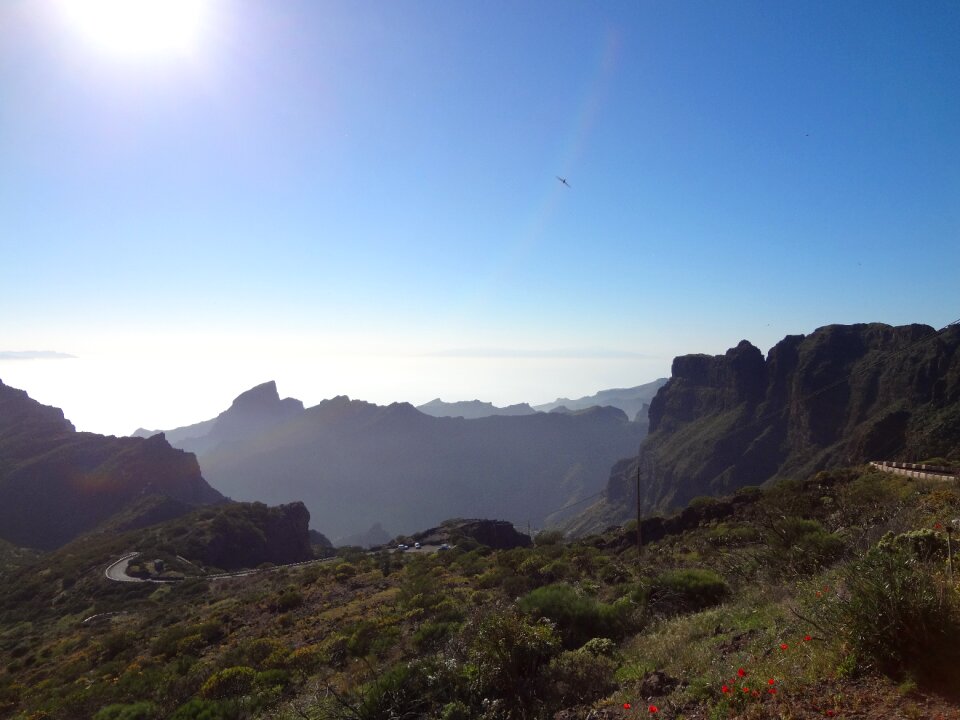 Mountains tenerife sun
