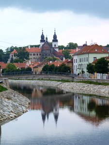 Třebíč city reflection