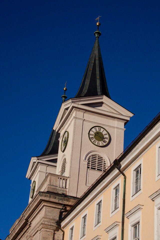 Clock tower monastery church benedictine monastery