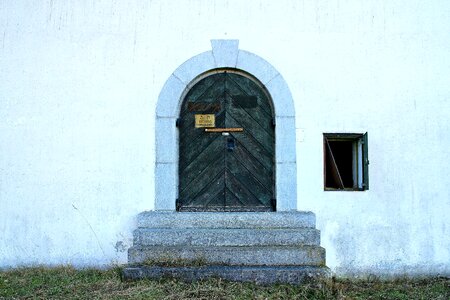 Hinged door double door wood