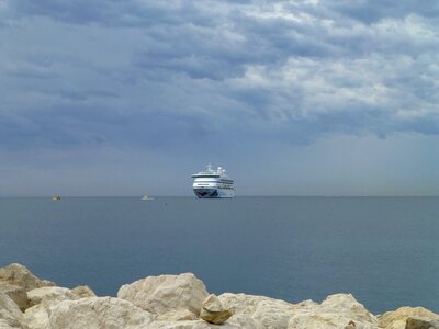 Sea ship travel