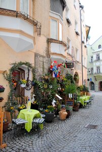 Hall in tirol old houses cafe