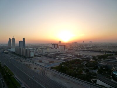 City road sunrise