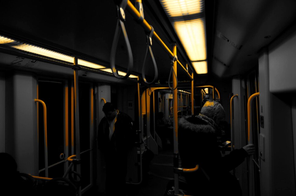 Train travel underground