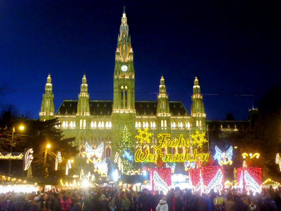 Lights night photograph building