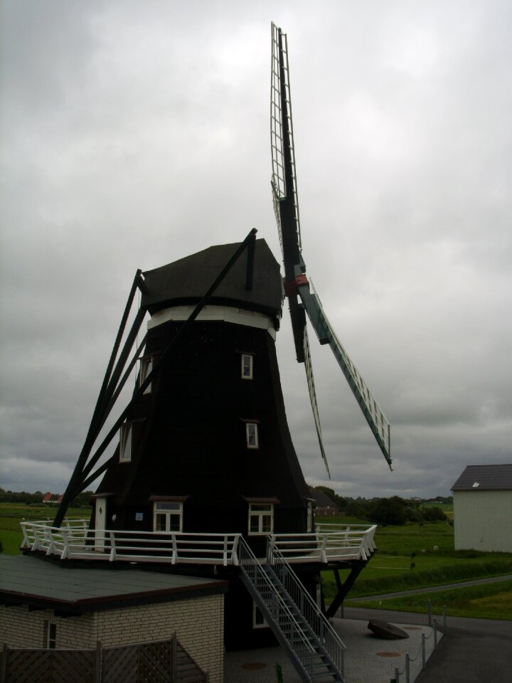 Pellworm building north sea