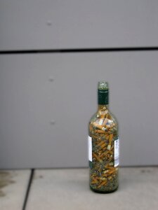 Drugs dependency ashtray