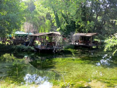 Water cottages albania