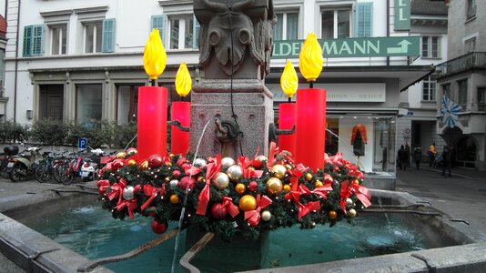 Christmas decoration flame