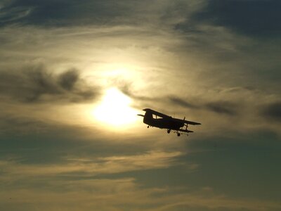 Over in miskolc sunset sky