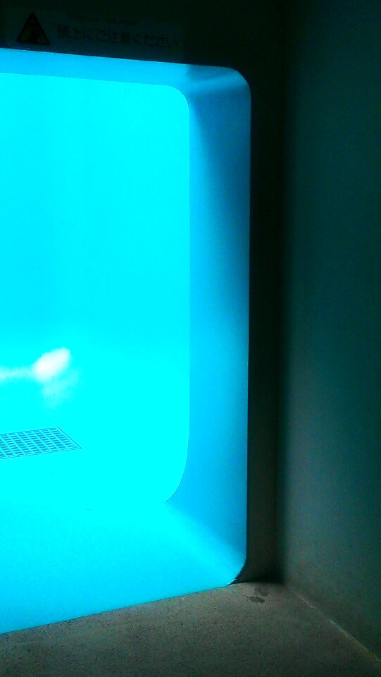 Entrance space underwater