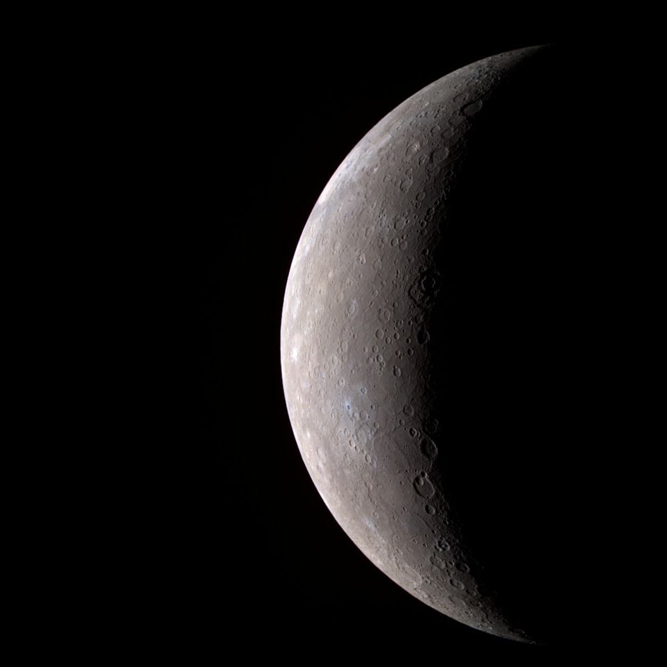 Mercury sickle sickle solar system