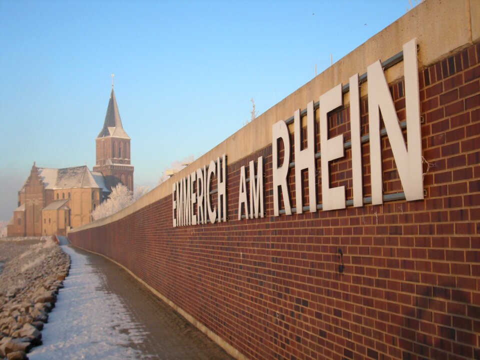 Church lettering rhine