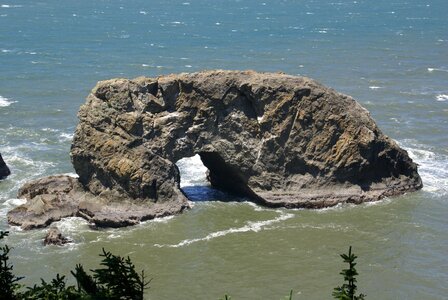 Rock formation nature stone arch photo