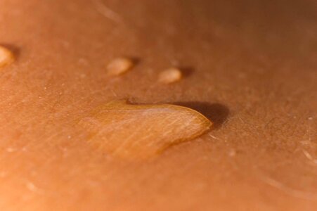 Skin close up macro