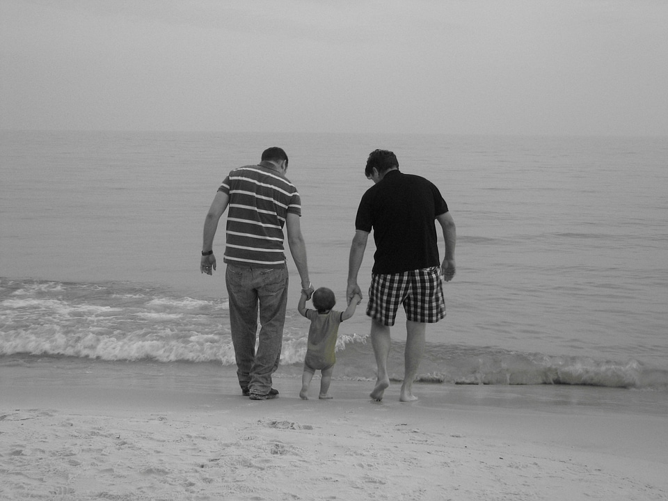 Child walking together