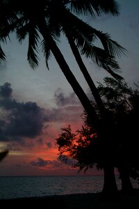 Maldives beach sunset