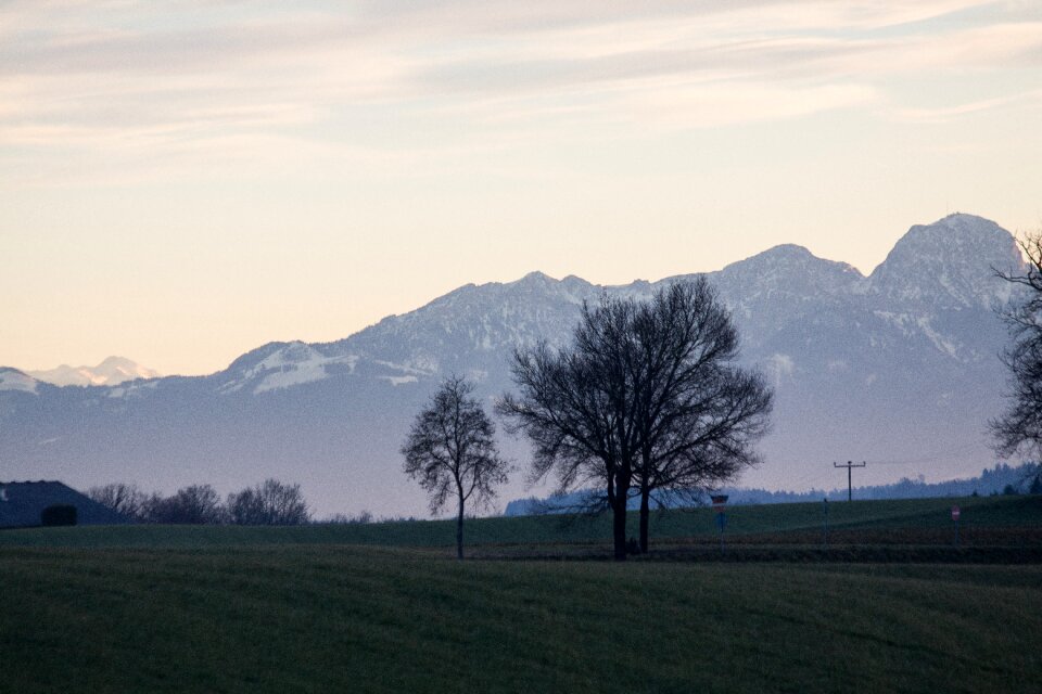 Alpine upper bavaria autumn