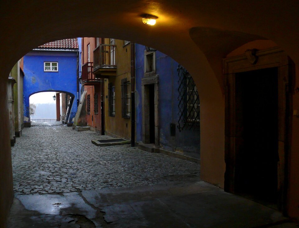 Warsaw old town alley