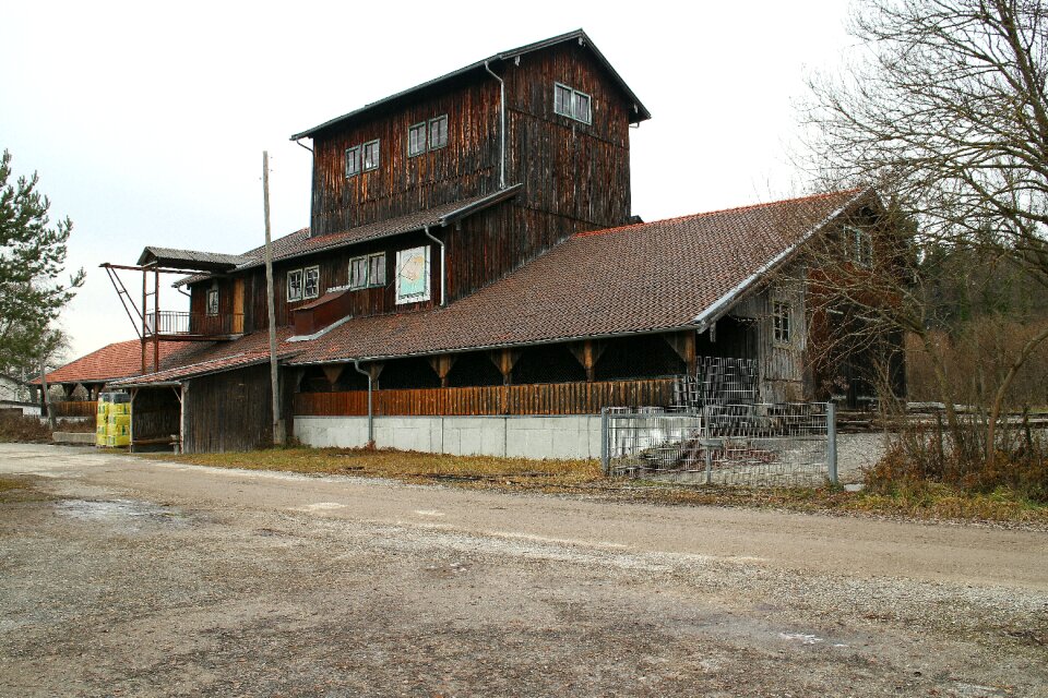 Building railway station peat railway station