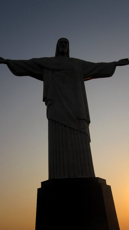 Rio de janeiro statue south america