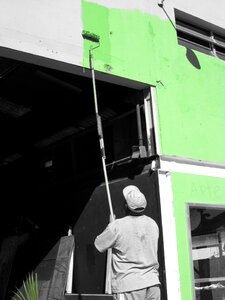 Green tint greyscale