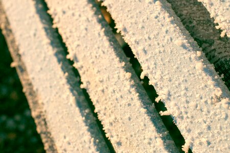 Morning sunrise frost