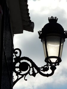 Street lamp light architectural photo