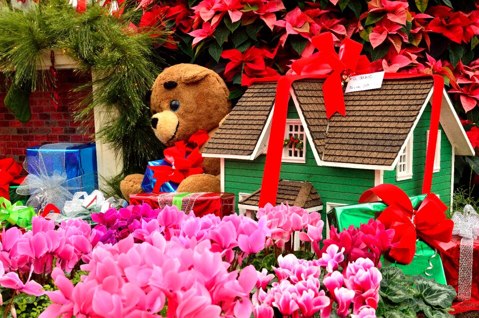 Display decoration flowers