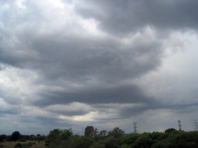 Dense stormy sky photo