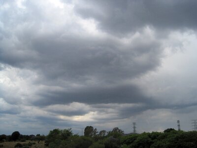 Dense stormy sky