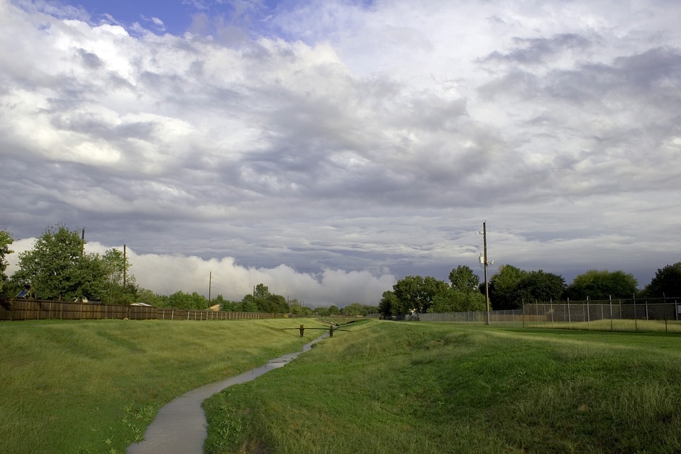 Landscape channel water