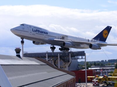 Jumbo jet aircraft aviation