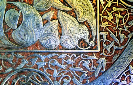 Ornate embossed metals