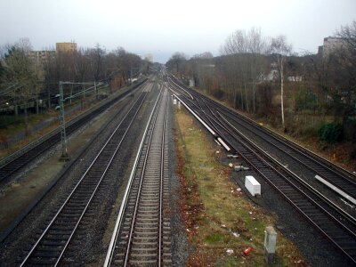 Gleise railway tracks rail traffic