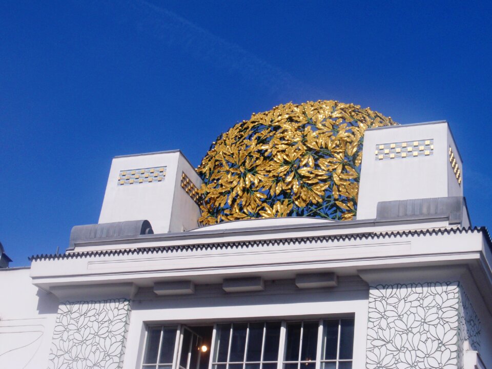 Door frieze stucco ornaments secession