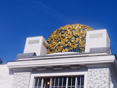 Door frieze stucco ornaments secession