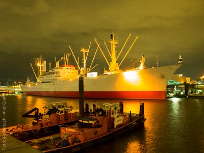 Hamburg freighter museum ship photo