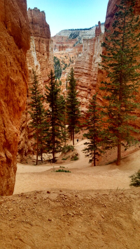Rock formation erosion utah